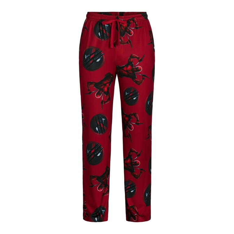 Deadpool Men s Pajama Sleep Pants Sizes S 3XL Walmart