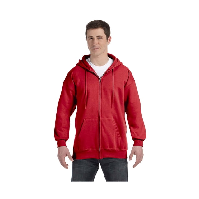 Hanes Men's Light Steel Full-Zipper Hoodie, Style F280