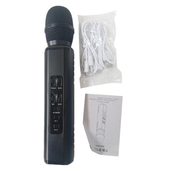 NEW SALE!K6 Mobile Phone K Song Microphone Wireless Microphone Multi-Function Dual Speaker Private Mode Portable Smart Microphone