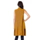 thumbnail image 4 of Chaleco ligero tejido con bolsas color Mostaza AMAD Casual para mujer Talla S, 4 of 5