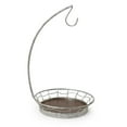 thumbnail image 3 of Spectrum Heritage Gray Steel/Wood Banana Holder, 3 of 6