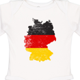 thumbnail image 4 of Inktastic German Map Flag Boys or Girls Long Sleeve Baby Bodysuit, 4 of 5