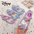 thumbnail image 2 of Nuevas sandalias de princesa elsa de Disney para niñas, zapatos de gelatina, impermeables, antideslizantes, bonitos zapatos de gelatina para niños, plantilla 140 de 14CM Gao Jinjia LED, 2 of 2