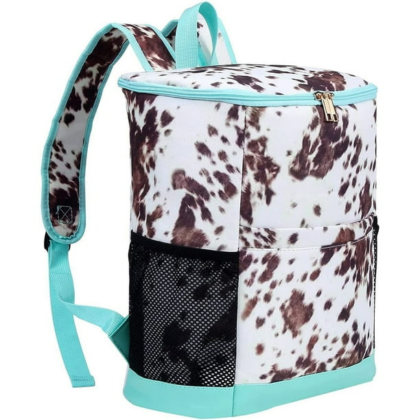 Cooler Backpack Women Leopard Leak Proof Backpack Cooler Bags