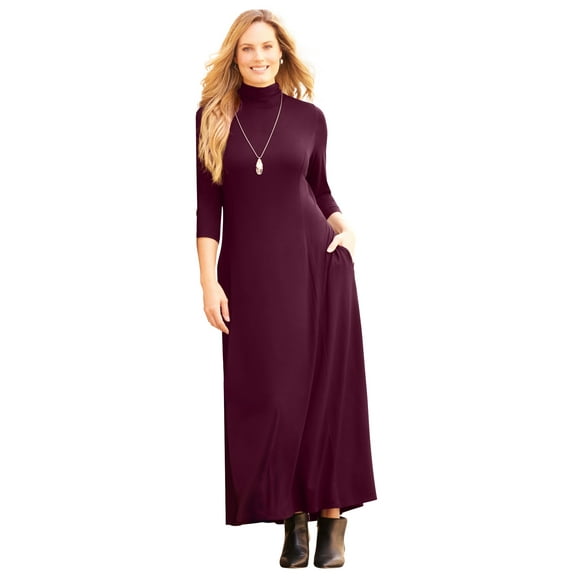 Catherines Women's Plus Size Anywear Maxi Dress