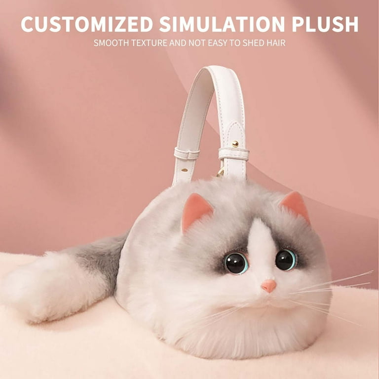 Holloyiver 95 Polyester Realistic Cat Shaped Handbag Walmart