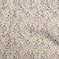 thumbnail image 1 of oneOone Silk Tabby Brown Fabric Leaves Fabric For Sewing Printed Craft Fabric By The Yard 42 Inch Wide, 1 of 4