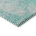 thumbnail image 4 of Addison Rugs Mayfield Washable Transitional Abstract Aqua Rectangle Rug, 10' x 14', 4 of 6