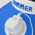 thumbnail image 6 of SAWOBUUN Kids Solar Fan Hat Boy Girl Sun Visor Hat Wide Brim Sun Protection Cap for Outdoor Summer Beach, 6 of 7