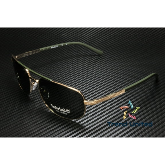 TIMBERLAND TB9285 32R Gold Polarized Green 61 mm Men's Sunglasses