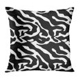 thumbnail image 1 of BOSDECO Colorful Abstract Pink Zebra Pattern 80S 90S Exotic Black Cool Jungle Marble Pillowcase Pillow Cover Cushion Case 16x16 inch, 1 of 1