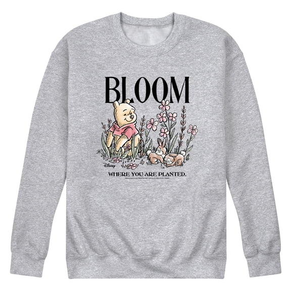 Winnie the Pooh - Bloom Where You Are Planted - Men's Crew Fleece Sweatshirt