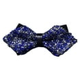 thumbnail image 3 of harmtty Bow Tie Sparkling Rhinestones Decor Sharp Corner Design Bow Tie Weddings Business Parties Suit Accessories, 3 of 8