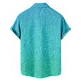 thumbnail image 4 of Men's Hawaiian Printed Button Short Sleeve Shirts Men's Casual Fashion Short Sleeve Shirts3XL, 4 of 4