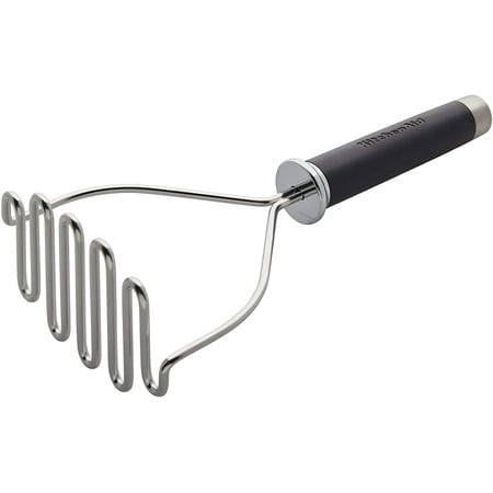 KitchenAid Gourmet Stainless Steel Wire Masher, One Size, Matte Black