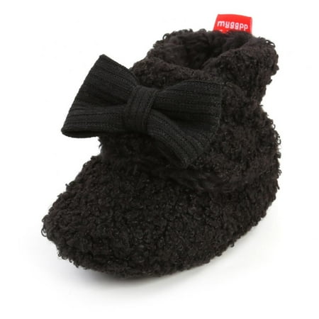 

Magazine 0-18M Newborn Baby Boy Girl Infants Fleece Warm Boots Shoes Fur Wool First Walkers