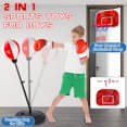 thumbnail image 2 of Set 2 en 1 de Aro de Baloncesto y Bolsa de Boxeo para Niños NEUBSAW, 2 of 8