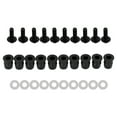 thumbnail image 2 of Motorcycle Wind Screen Shield Alu M5x16mm Screw Bolt Washers kit Black 10 Pack, 2 of 7
