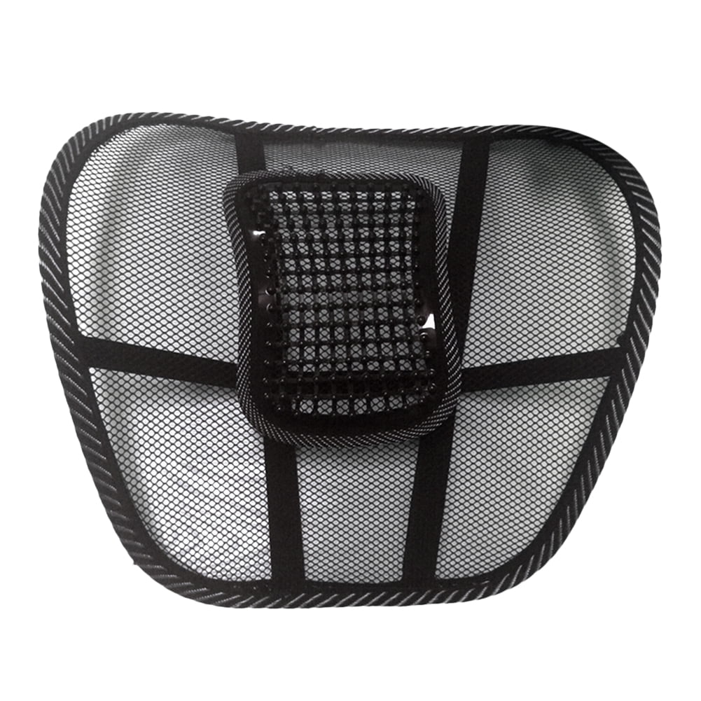 Car Mesh Chair Back Support Massage Cushion Mesh Relief Lumbar Brace