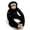 Black, variant on Long Arm Plush Monkey, 19.7 Inch Hanging Monkey with Connectable Limbs, Ultra Soft and Huggable Stuffed Animal for Kids, Cute Home and Nursery Décor, Best Birthday Gift Idea (Black)