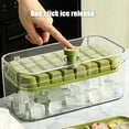 thumbnail image 4 of Btomtd Ice Cube Tray Ice Trays, Ice Cubes Tray With Lid And Bin,32 Pcs Ice Cubes Molds With Ice,Easy Release & Save Space, Ice Cubes Storage Container Set, 4 of 8