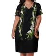 thumbnail image 3 of Vestido de bolsillo suelto Leis of Hawaii seleccionado, vestidos para fiesta de graduación, ropa de verano para mujer 2025, vestido de vendaje para mujer, 3 of 7