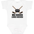 thumbnail image 3 of Inktastic Daddy Loves Hockey Sports Boys or Girls Baby Bodysuit, 3 of 5