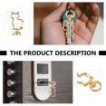 thumbnail image 4 of unbranded 30Ud Accesorios De Llavero En Aleación Con Colgantes En De Para Decoraciones, 4 of 8