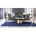 thumbnail image 4 of Rugs.com Lattice Shag Collection Rug – 5' x 8' Navy Blue Shag Rug Perfect For Living Rooms, Large Dining Rooms, Open Floorplans, 4 of 9