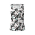 thumbnail image 4 of Lsque Hawaii Palms Printed Workout Tank Tops for Women, Athletic Sports Tank Tops, Compression Sleeveless Dry Fit Shirts,Sleeveless Yoga Shirt-X-Large, 4 of 9