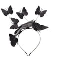 thumbnail image 1 of FELTECHELECTR Diadema de mariposas para el pelo, diadema de mariposas, tocado para niña, 1 of 6
