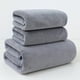 thumbnail image 1 of Set de Toallas de Terciopelo Hilado | Toallas de Algodón Suaves y Altamente Absorbentes | Secado Rápido para Spa, Gimnasio, Baño | Duraderas y Lavables a Máquina | El Set Incluye 1 Toalla de Baño, 1 of 7