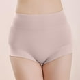 thumbnail image 2 of Women's High Waisted Underwear Seamless Comfort Plus Size Panties Belly Control Everyday, 2 of 4