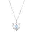 thumbnail image 2 of Collar con corazón para mujer Collar con colgante en forma de corazón Collar con perlas para novia Colgante en forma de corazón Regalo para el día de San Valentín, 2 of 7