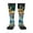 2 Black-1, variant on Colorful Stained Glass Deer Pattern Women’s Knee High Crew Socks,Trouser Socks Comfortable, Breathable, Moisture-Wicking and Soft