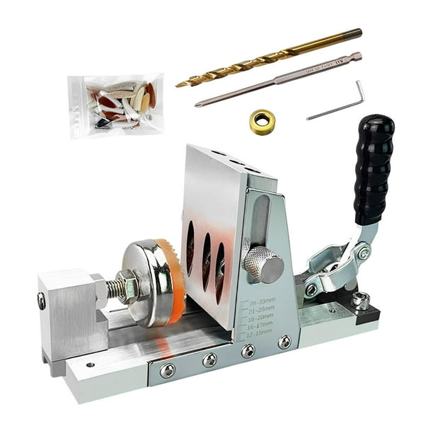 Portable Pocket Hole Jig Tool Drill Digging Hole Puncher Tool Gift Positioning Hole for Woodworking Angled Holes Furniture Walmart