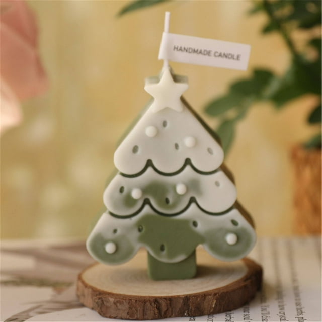 Christmas Tree Candles Decorative Candles Burning Time Soy Candles Women's Holiday Gifts