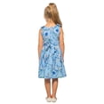 thumbnail image 2 of Baby Girls Casual Dress Shoulder Bow Kids Summer Party Sleeveless Dresses in Floral White, Size 11-12, 2 of 6