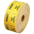 thumbnail image 1 of 1 roll of Paper Raffle Tickets Events Tickets Labels Roll Practical Tickets Roll Tickets, 1 of 4