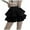 Black, variant on Women High Waist Fashion Design Cake Pleated Tutu Skirt