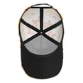 thumbnail image 2 of Kdxio Unisex Flower Fox Pattern Baseball Cap Unisex Washed Classic Adjustable Hat, 2 of 7