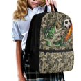 thumbnail image 3 of Aplkyhs Camo Hunting Fish Kids Backpack Set of 4 with Lunch Box Pencil Case and Water Bottle Carrier Includes Schoolbag with Front Pocket Elementary School Girls, 3 of 7