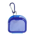 thumbnail image 5 of Unique Bargains 1 Pc Braces Box with Buckle Compact Braces Storage Box Clear Dark Blue, 5 of 5