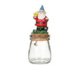 thumbnail image 2 of Yhmxh Christmas Candy Jar With Resin Gnome Decor Spices Seal Canister Food Containers Christmas Decorations Holiday Canister Food Xmas Desktop Ornaments Sugar Container Clear Jar on - Blue, 2 of 5