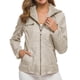 thumbnail image 2 of Chaqueta y abrigo informal de manga larga con capucha y cremallera para mujer, chaqueta de cuero de color con manga larga y capucha, 2 of 4