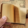 thumbnail image 2 of Jiibva Travel Pocket Notepad Tiny Leather Notebook Portable Steno Book Cute Diary Journal for Officel Writing Plan Memo, 2 of 7