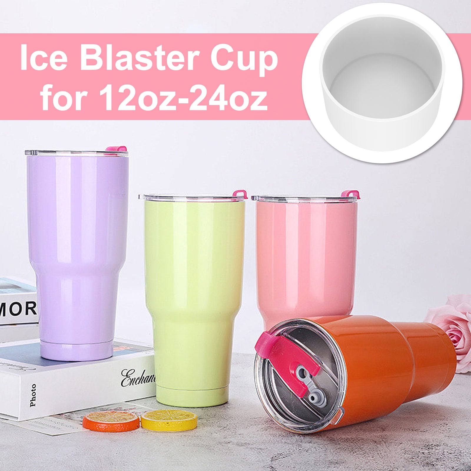 8pcs/set Silicone Boot Bumper Water Bottle With Straw Tips Cover