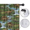 thumbnail image 4 of Blackout Kids Curtains,Colorful Dinosaurs Waterfall Landscape Pattern Childrens Insulated Curtains Set Of 2,Bedroom Essentials,Toddler Room Decor 52"x84", 4 of 5
