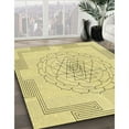 thumbnail image 2 of Ahgly Company Indoor Rectangle Patterned Sun Yellow Area Rugs, 3' x 5', 2 of 6