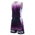thumbnail image 3 of Camiseta de baloncesto de gran tamaño 4XS-7XL para hombres y niños 2023 nueva en 2 piezas, camiseta y pantalones cortos, ropa deportiva, uniforme de baloncesto para niños y hombres, 3 of 5